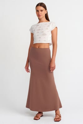 Hoge Taille A-Lijn Maxi Rok