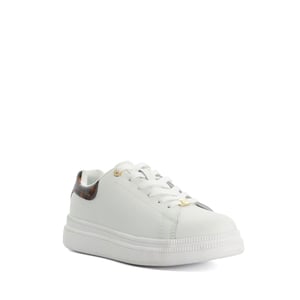 Dune Ladies Electron - Suede Flatform Trainers