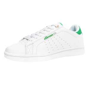 Ellesse Klassiska lädergympaskor med cupsole för damer (Vit/grön)