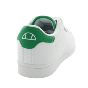 Ellesse Klassiska lädergympaskor med cupsole för damer (Vit/grön)