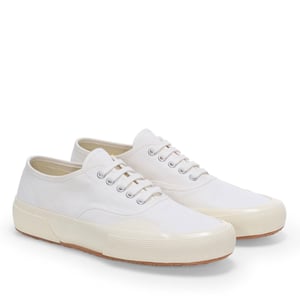 Superga Volwassen uniseks 2430 Deck Canvas Trainers (Wit/ gebroken wit)