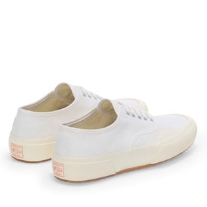 Superga Volwassen uniseks 2430 Deck Canvas Trainers (Wit/ gebroken wit)