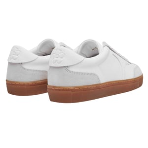 Ted Baker Heren Robert leren platte sneakers (Wit)