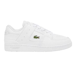 Lacoste Heren Court Cage Leren Trainers (Wit)