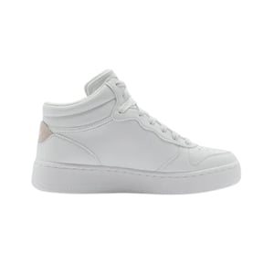 Skechers Dam/dam High Top Trainers i läder (Vit)
