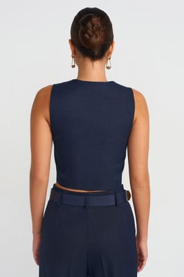 Dames Getailleerd Korte Mouw Vest