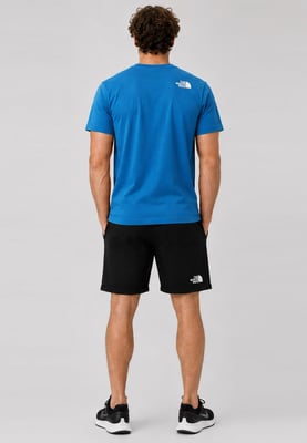 The North Face Men's Simple Dome T-Shirt & French Terry Shorts Set – Dusk Blue / Black