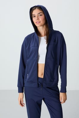 Dames Hooded Zip Sweatshirt en Broek Set