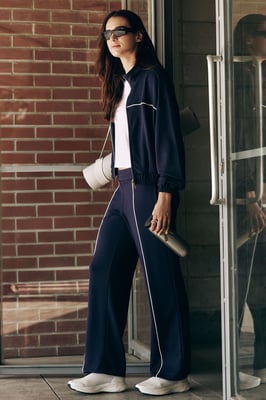 Oversized Sweater met Rits en Joggingbroek Set