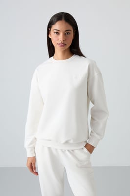 Oversized Sweatshirt en Elastische Taillebroek Set