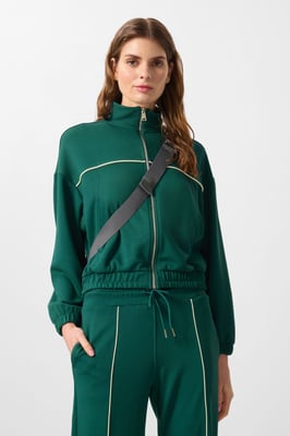 Oversized Rits-kraag Trainingspak Set