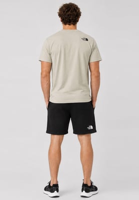 The North Face Men's Simple Dome T-Shirt & French Terry Shorts Set – Clay Grey / Black
