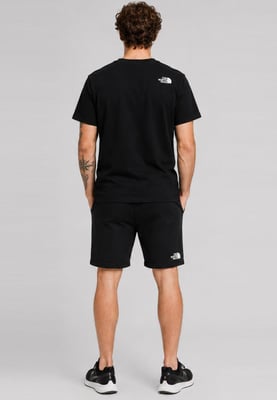 The North Face Men's Simple Dome T-Shirt & French Terry Shorts Set – Black / Black