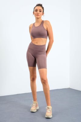 Mouwloos Slim-fit Actief Set Met Shorts