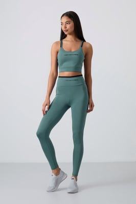 Strapless Slim-Fit Actieve Set