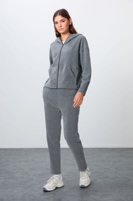 Oversized Hoodie trainingspak met rits