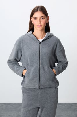 Oversized Hoodie trainingspak met rits