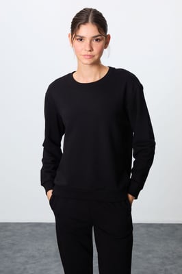 Overmaatset van katoen-polyester sweatshirt en broek