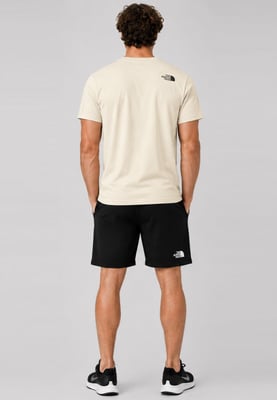 The North Face Men's Simple Dome T-Shirt & French Terry Shorts Set – Gravel / Black