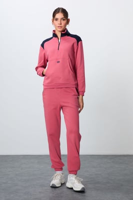 Kleurblok Fleece Trainingspak Set
