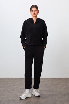 Overmaatse Hoodie Zipper Trainingspak Set