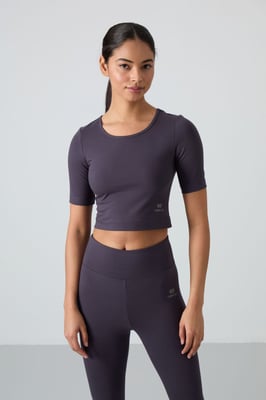 Dames Katoenen Slim-fit Actieve Set