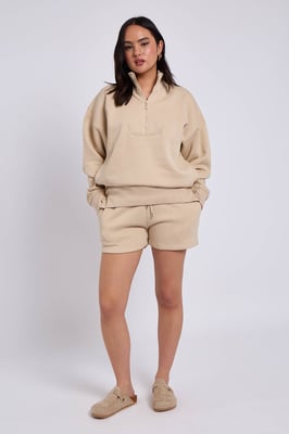 HALF ZIP AND SHORT SET
