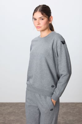 Oversized Katoenen-Polyester Sweater en Broek Set