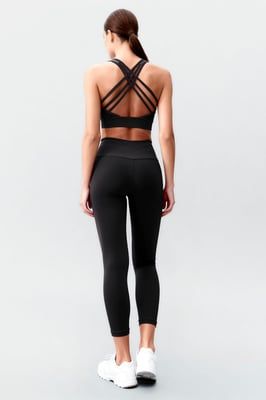Mouwloze Atletische Set Met Leggings