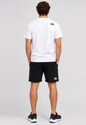 The North Face Men's Simple Dome T-Shirt & French Terry Shorts Set – White / Black