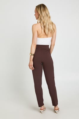 Petite Super Stretch Tapered Tailored Trouser