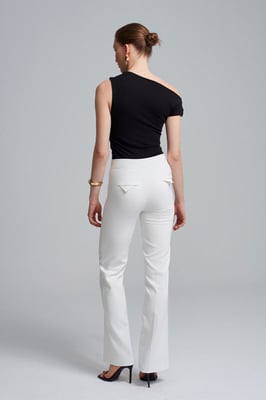 Hoge Taille Flared Broek
