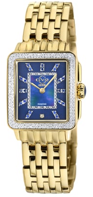 GV2 Womens Padova Gemstone Blue Gems YG Watch