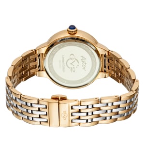GV2 Astor Women's White Dial Stainless Steel Watch