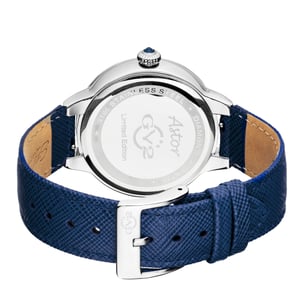 GV2 Astor Women's Blue Dial Stainless Steel Watch
