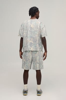 Forest Camo Oversized Boxy T-Shirt & Baggy Short Set