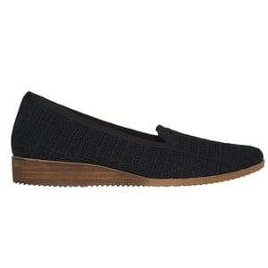 Skechers Cleo-sneakers met sleehak voor dames (Zwart)