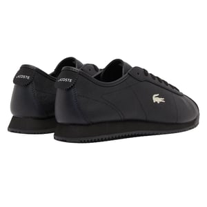 Lacoste Lage leren sneakers voor heren (Zwart)