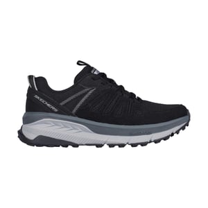 Skechers Dames Overlay Sneakers (Zwart/Grijs)