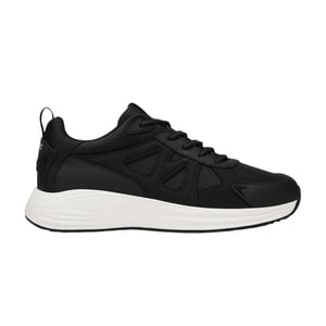 Mallet Heren Angel Leren Trainers (Zwart)