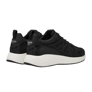 Mallet Heren Angel Leren Trainers (Zwart)