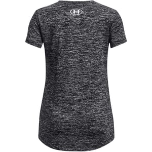 Under Armour Meisjes T-shirt met ronde hals, normale pasvorm (Zwart)