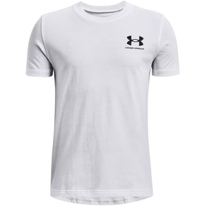 Under Armour Jongens Logo T-shirt met korte mouwen (Wit)
