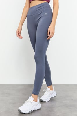 Hoge Taille Katoenen Elastaan Leggings