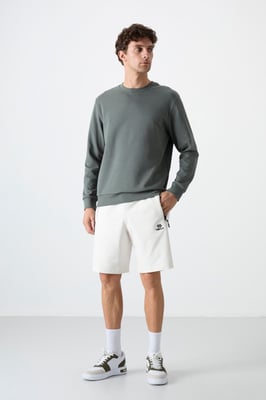 Heren Regular-fit Gebreide Sweatshorts