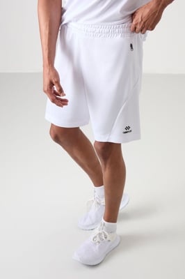 Heren Katoenen Gebreide Sweatshorts van Polyester
