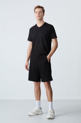 Heren Regular Fit Jersey Shorts
