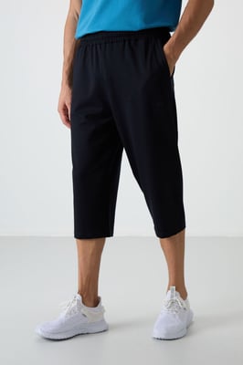 Heren Midden taille Wijd-pijpen Capri Shorts