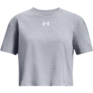 Under Armour Kinder Sportstyle Logo Crop T-Shirt (Grijs)