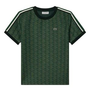 Lacoste Dames/Dames Monogram Jacquard Slim T-shirt (Groen)
